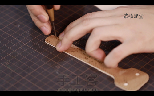 手工皮具 | Mercury邮差包简单制作流程 第34步