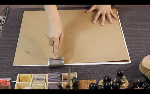 手工皮具 | Mercury邮差包简单制作流程 第42步