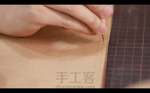 手工皮具 | Mercury邮差包简单制作流程 第45步