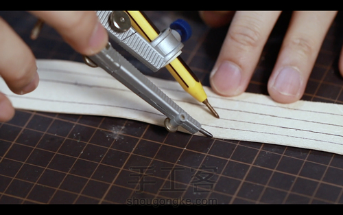 手工皮具 | Mercury邮差包简单制作流程 第70步