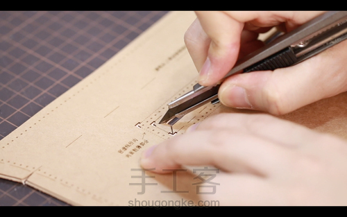 手工皮具 | Mercury邮差包简单制作流程 第83步