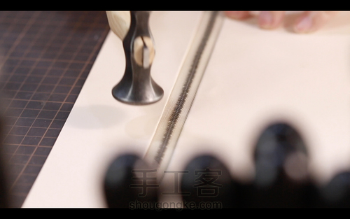 手工皮具 | Mercury邮差包简单制作流程 第98步