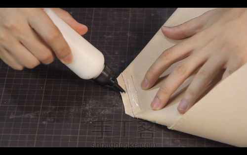 手工皮具 | Mercury邮差包简单制作流程 第110步