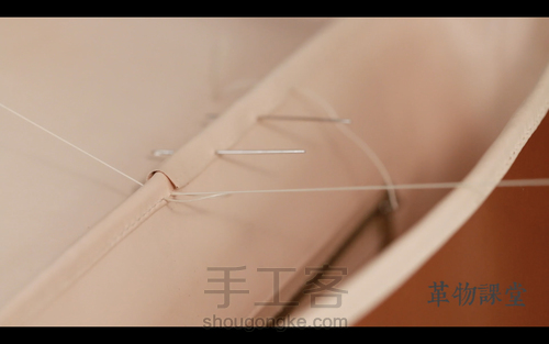 手工皮具 | Mercury邮差包简单制作流程 第131步