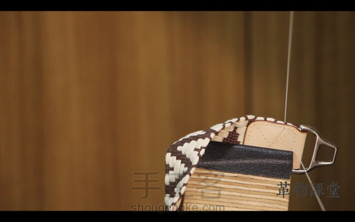 手工皮具 | Mercury邮差包简单制作流程 第134步