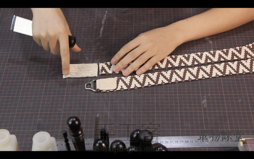 手工皮具 | Mercury邮差包简单制作流程 第135步