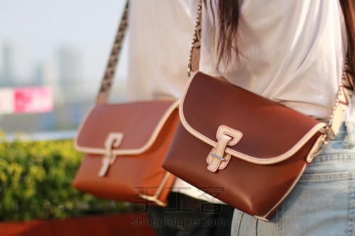 手工皮具 | Mercury邮差包简单制作流程 第136步