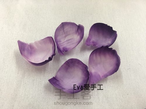 手工烫花系列之唯美头饰-花环的教程（#造花#） 第8步