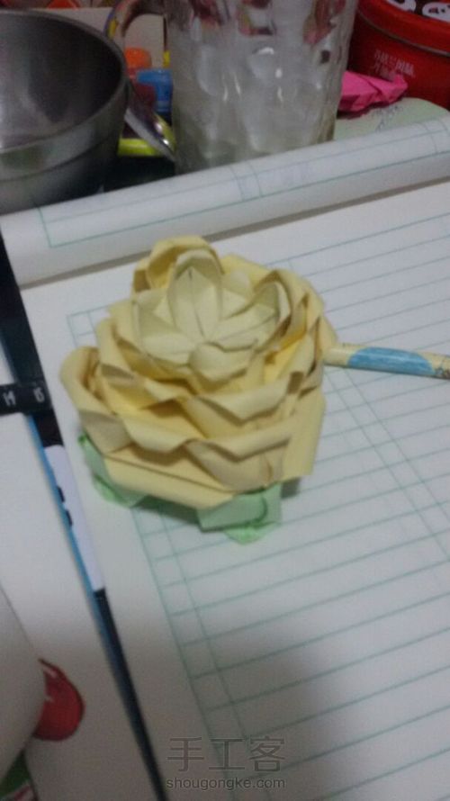 美丽的鲜花 第1步