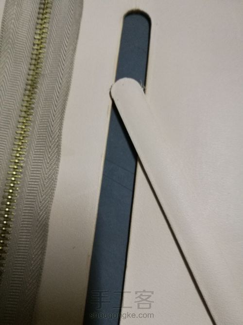 挑战拉链长夹手包 第8步