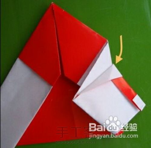 （转）折纸圣诞老人 第13步