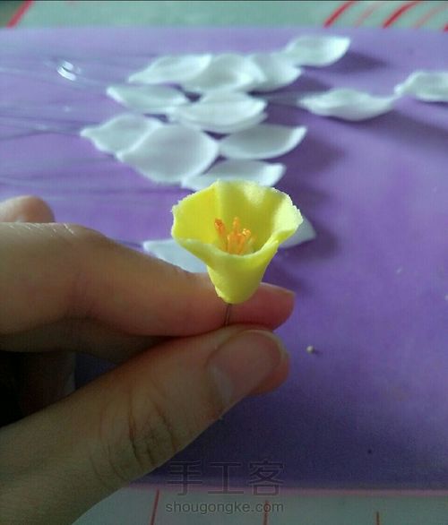 翻糖系列——水仙 第12步