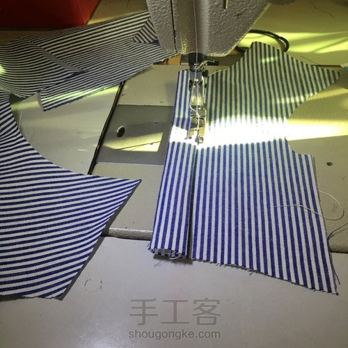 狗狗衣服条纹衫 第12步