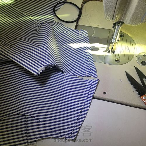 狗狗衣服条纹衫 第13步