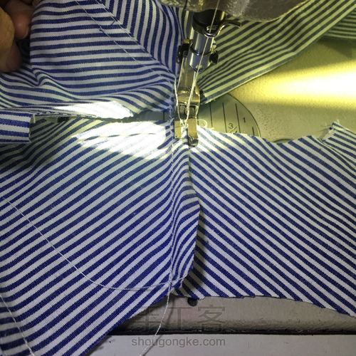 狗狗衣服条纹衫 第14步