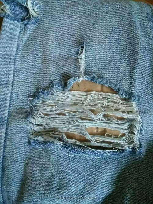 腿粗，这样就能穿下了 第1步