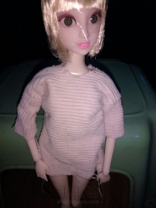 芭比娃娃,小布,短袖教程 第11步