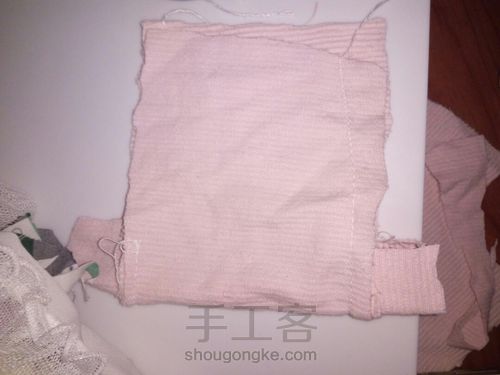 芭比娃娃,小布,短袖教程 第3步