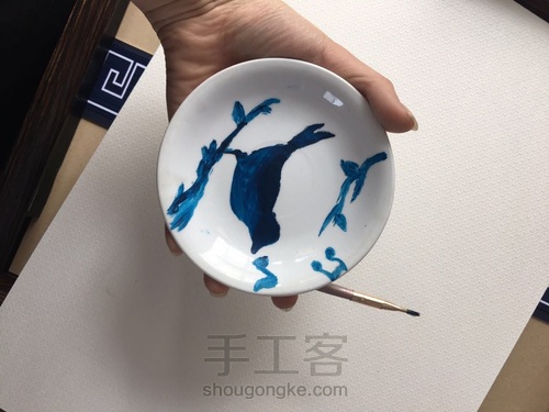 中式装饰画 第3步