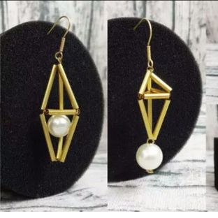 【3E出品】金属管耳饰 原创材料包品牌