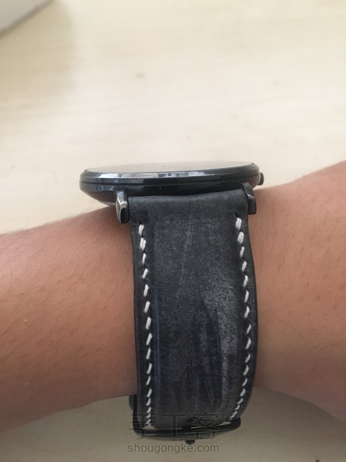 擦蜡植鞣表带 第14步