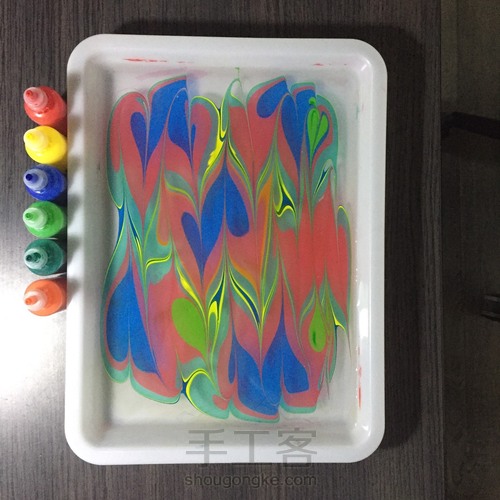 水拓画之石膏拓印 第4步