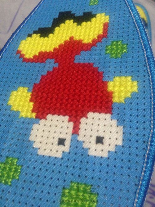 十字绣鞋垫 第2步