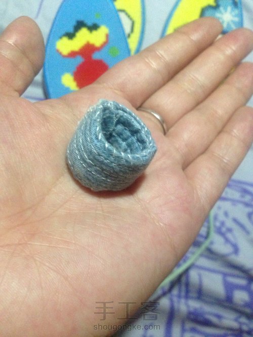 十字绣鞋垫 第3步