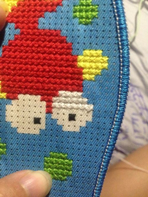 十字绣鞋垫 第11步