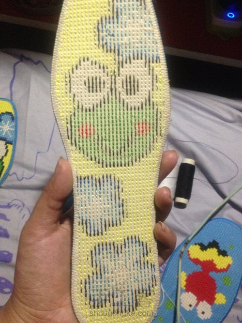 十字绣鞋垫 第13步