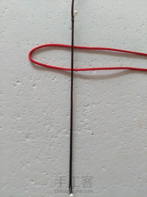 双向平结 第2步