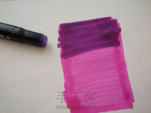 马克笔画星空 第2步