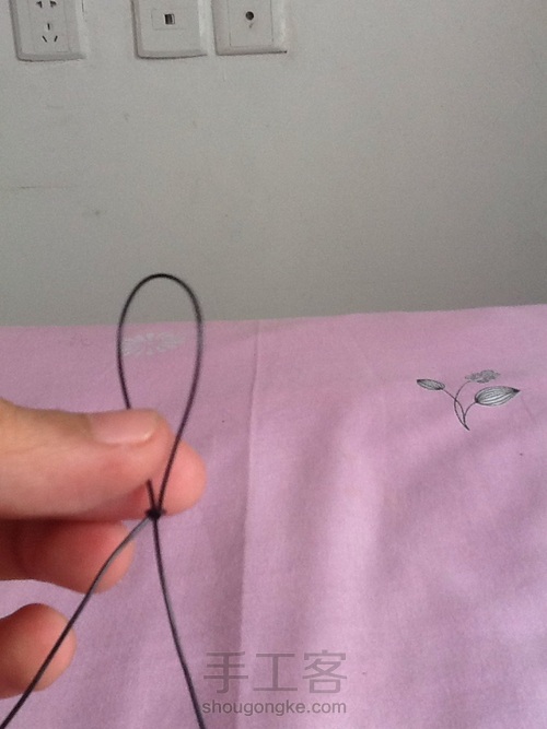 自制手链 第2步