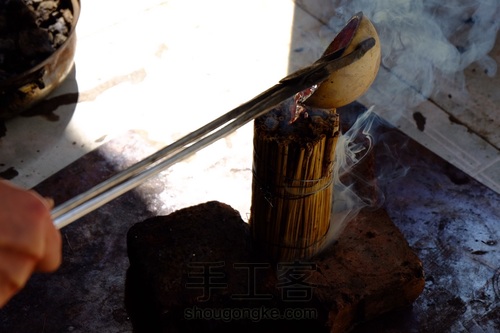 稻草铸造纯银吊坠 第5步