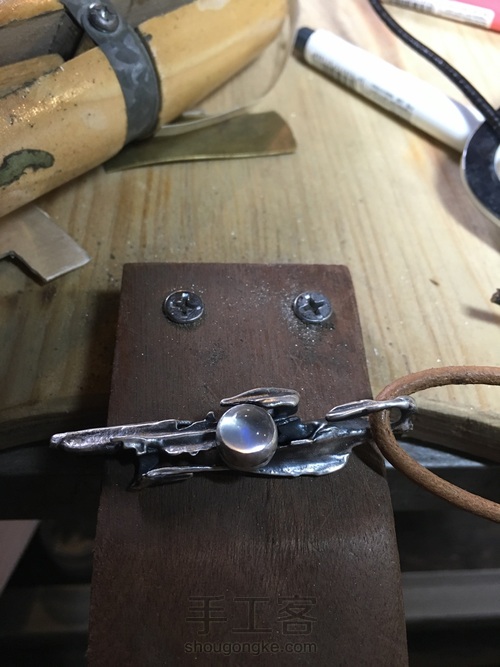 稻草铸造纯银吊坠 第10步