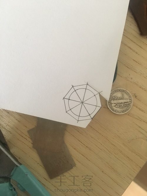 老银币改造项链吊坠 第1步