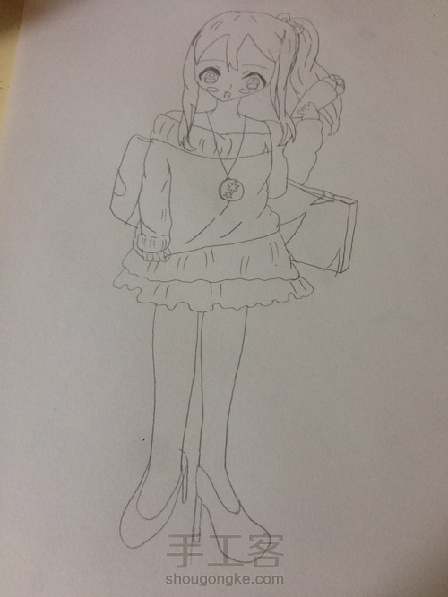 小女孩 第2步