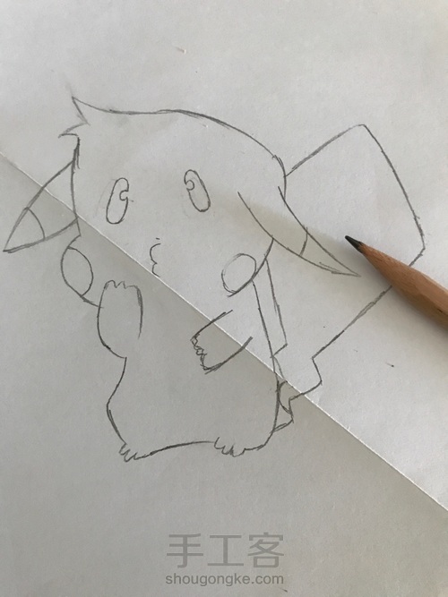 萌萌的皮卡丘 第2步