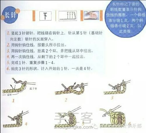 转载超详细新手必备钩针基础教程（1） 第9步