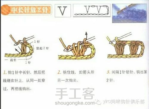 转载超详细新手必备钩针基础教程（2） 第11步