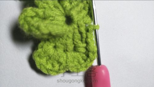 钩针四叶草书签(转载) 第11步