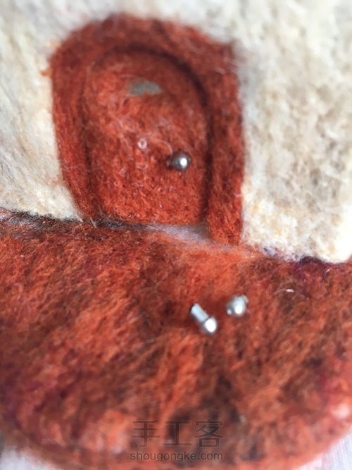 羊毛毡戳戳乐花园别墅(二) 第4步