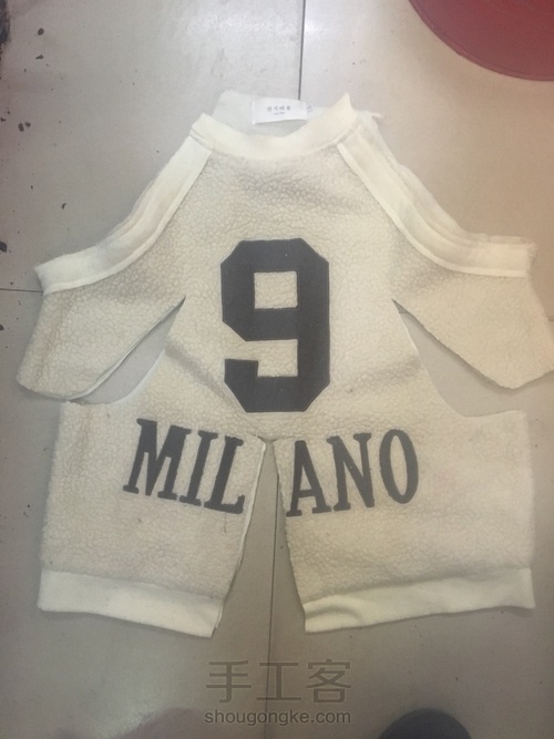 旧衣和废物利用制宠物玩具(二) 第2步