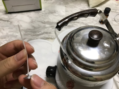 和风陶瓷杯蜡 第5步