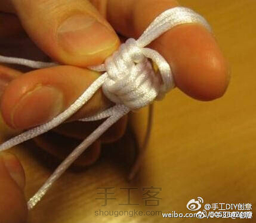 随手绳子打结【转载微博（手工DIY创意）】 第5步
