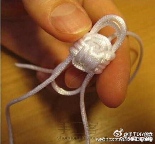 随手绳子打结【转载微博（手工DIY创意）】 第6步
