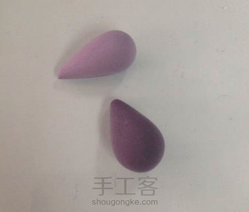 粘土手工教程 DIY粘土渐变玫瑰 第1步