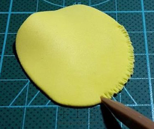 粘土手工课程 DIY粘土康乃馨 第4步