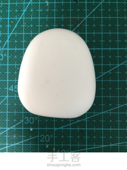 粘土手工课程 DIY粘土小胖版熊猫 第1步