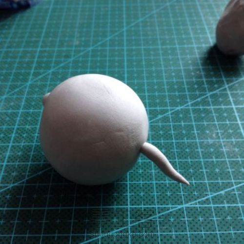 粘土手工课程 DIY十二生肖之生肖鼠 第3步